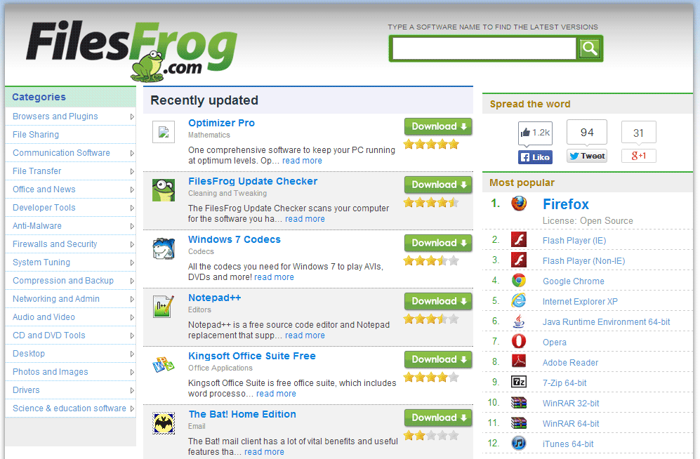filefrog update checker