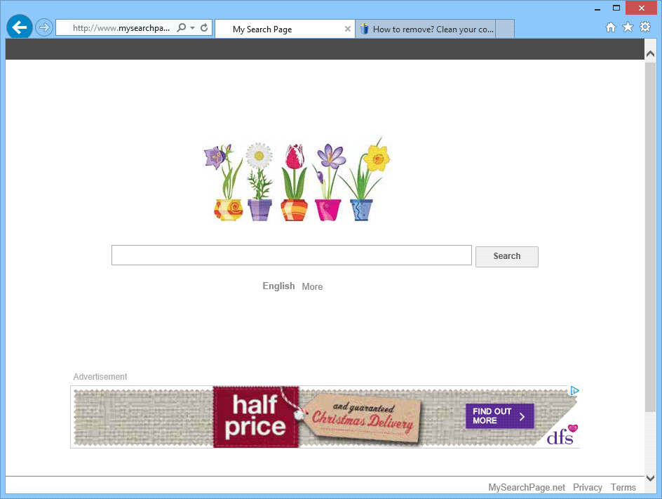 remove mysearchpage net