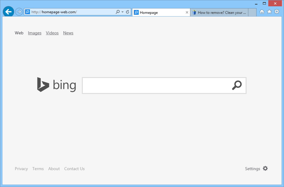 remove homepage-web.com
