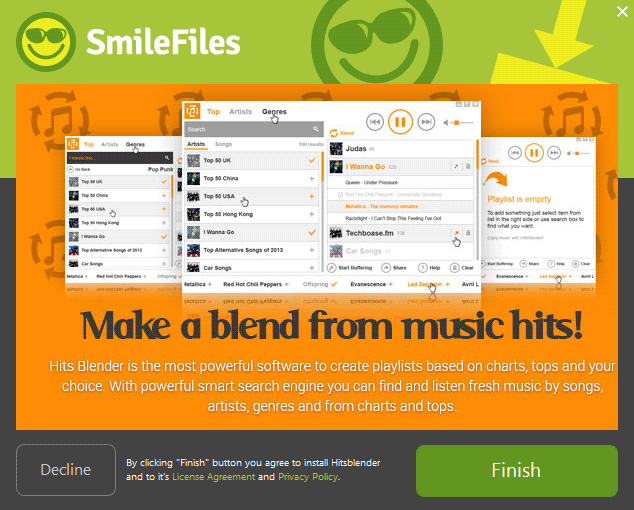 smilefiles hits blender