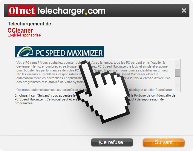 pc speed maximizer 01net