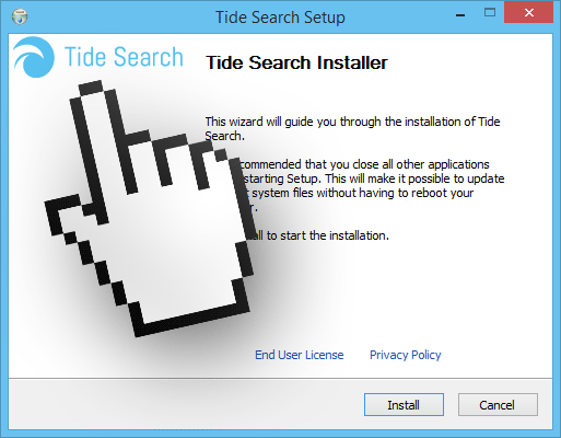 tide search setup